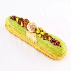 Éclair Pistache Fleur d'Oranger