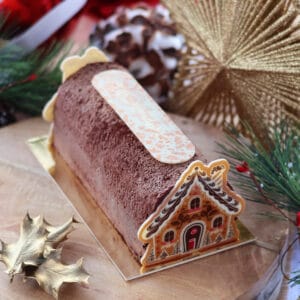 Buche Chocolat - Vanille (6/8 PARTS)