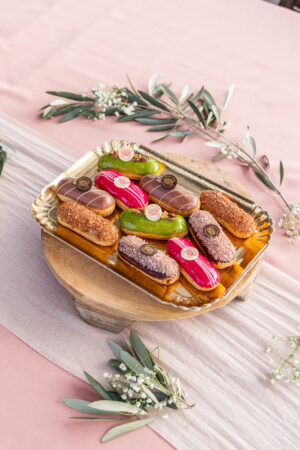 Plateau de minis éclairs "le créatif..." en 10 minis