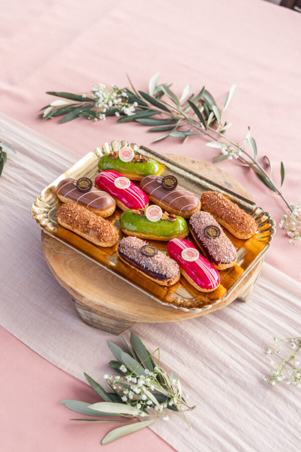 Plateau de minis éclairs "le créatif..." en 10 minis